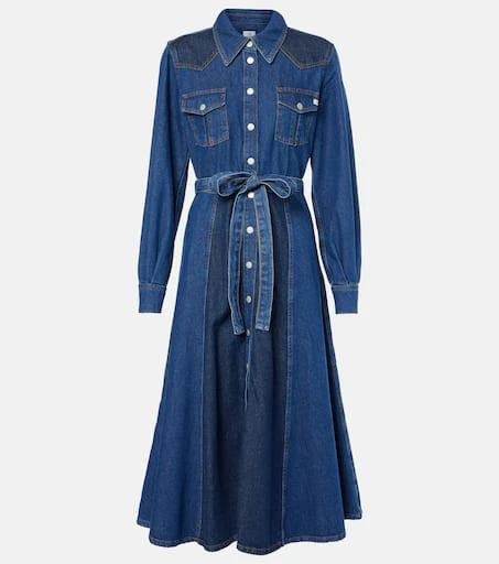 AG Jeans Marseille denim shirt dress 1