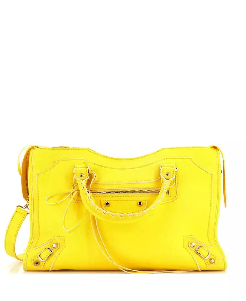 Pre-Owned Balenciaga Medium City Classic Studs Bag Leather