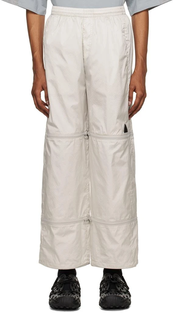 Perks and Mini Gray Lifted Zip Lounge Pants 1