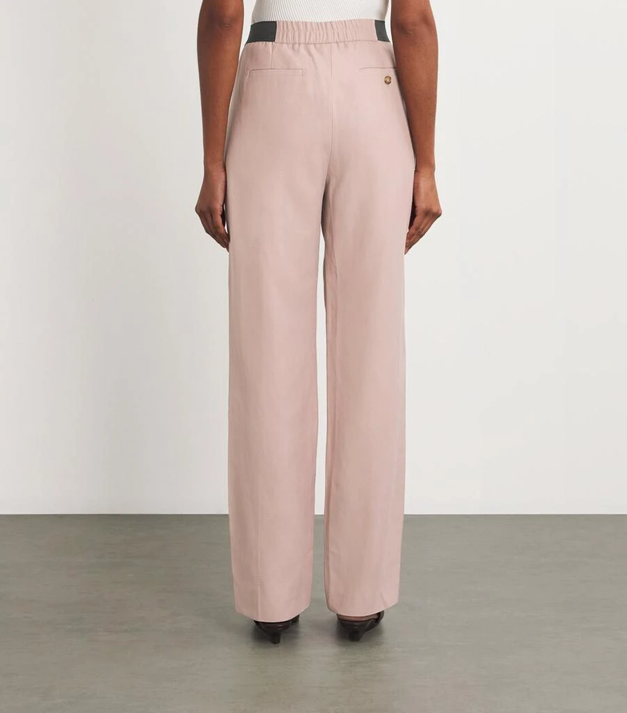 Loulou Studio Elasticated Straight Tailored Trousers 4