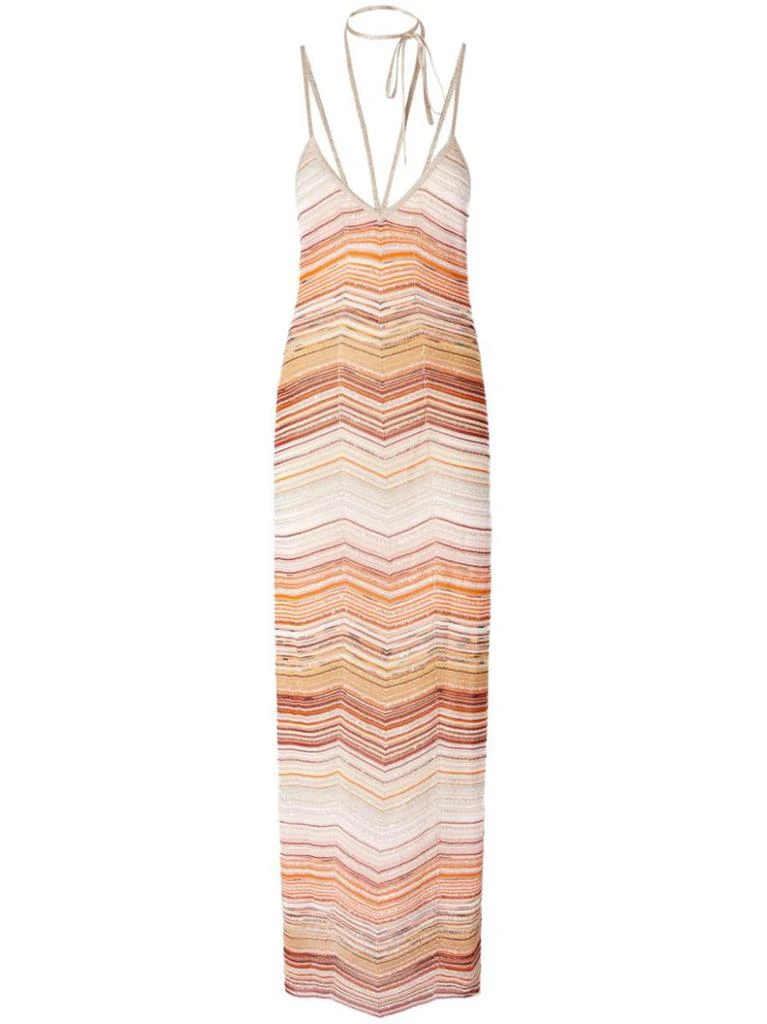 white christmas dresses Missoni Halter Wrap Dress Size 6 – KMK Luxury Consignment main image 0