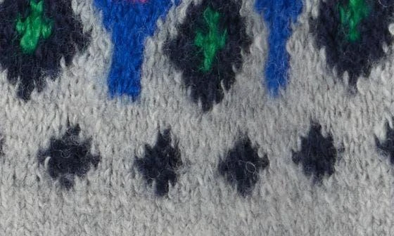 Caslon Fair Isle Crewneck Pullover Sweater 10