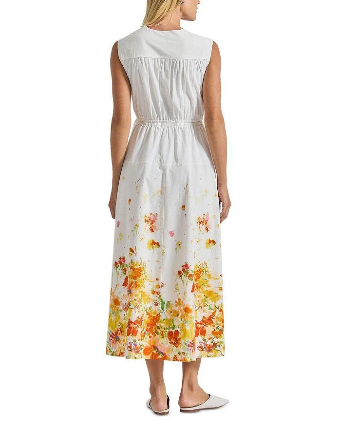 Derek Lam Nara Border Print Cotton Maxi Dress 3