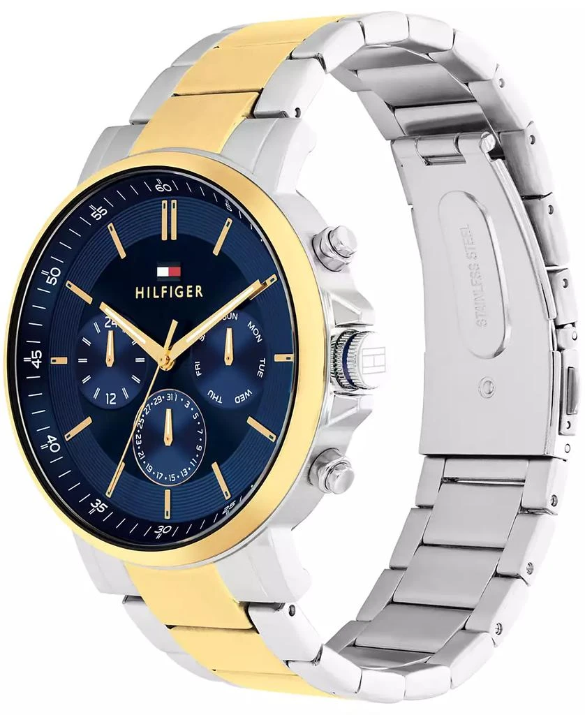Tommy Hilfiger Men's Multifunction Two-Tone Stainless-Steel Bracelet Watch, 43mm 2