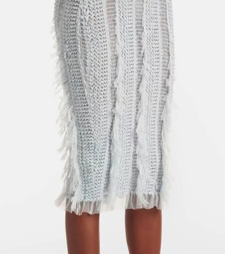 Roberta Einer Angel ombré knitted midi dress 5