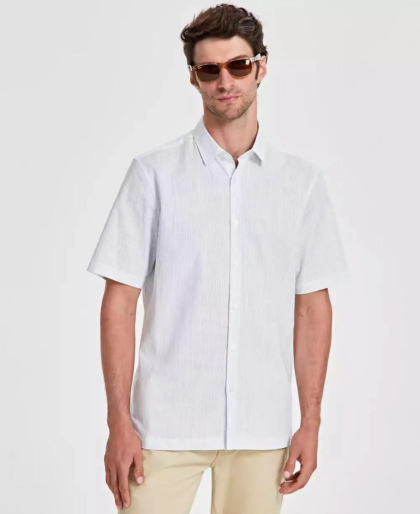 Alfani Men's Lenny Maze Short-Sleeve Shirt, Created for Macy's 1