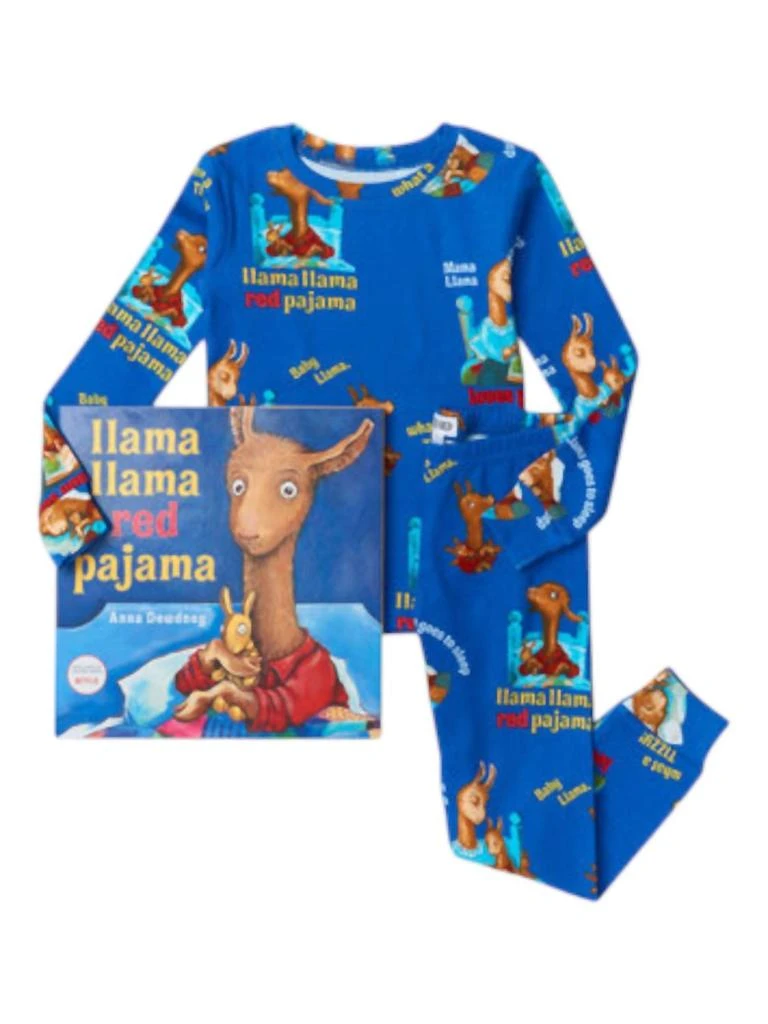 Books To Bed Girls Llama Llama Red Pajama Pajamas In Blue 1