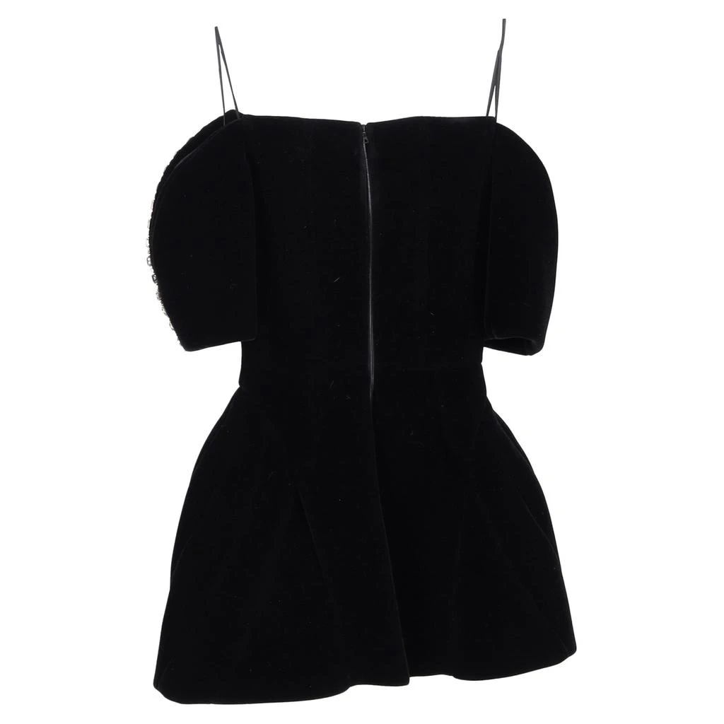 low cut back mini dress Fellaire Low Back Mini Dress Black