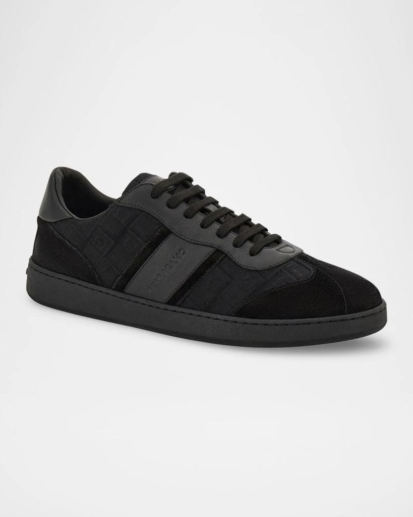 Salvatore Ferragamo Men's Achille Jacquard Sneakers 2