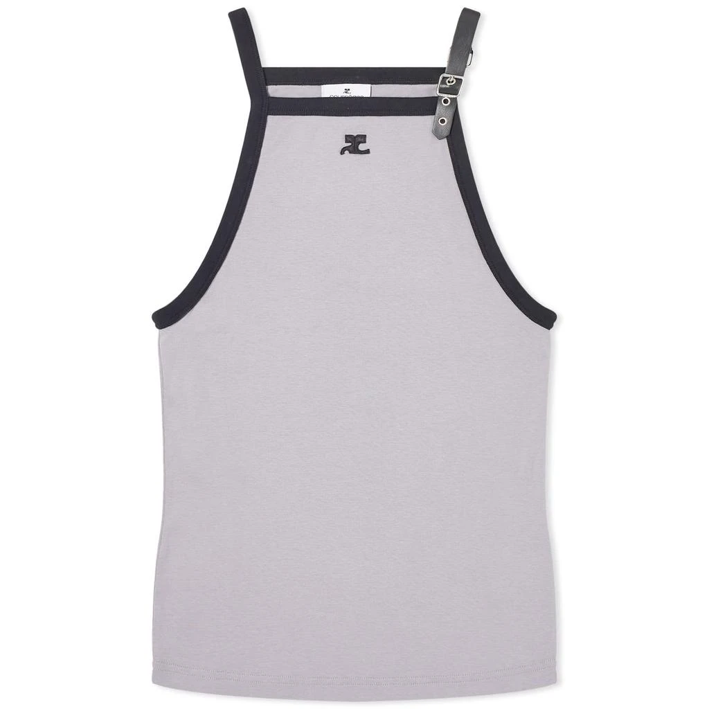 Courrèges Courrèges Buckle Contrast Tank Top 1