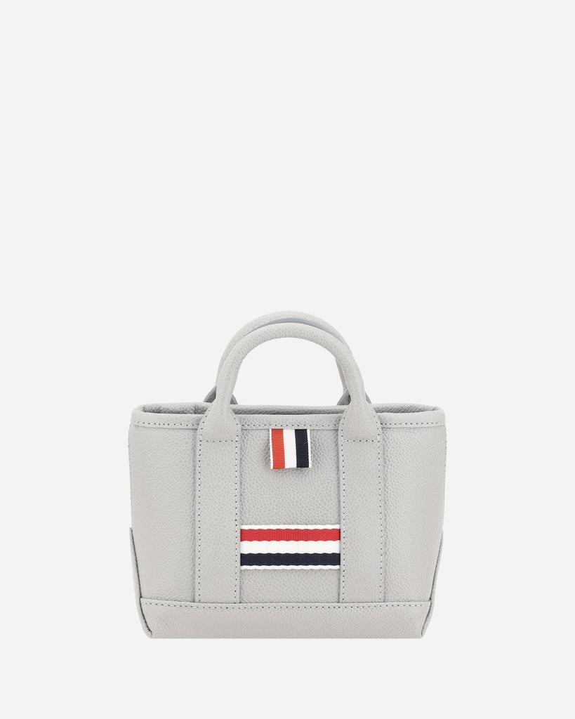 【送料&関税込】Thom Browne Grey Leather Rabbit Top Handle B Thom Browne Thom Browne Grey Leather Rabbit Top Handle Bag