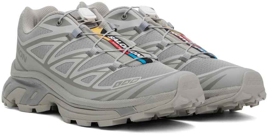 Salomon Gray XT-6 Sneakers 4