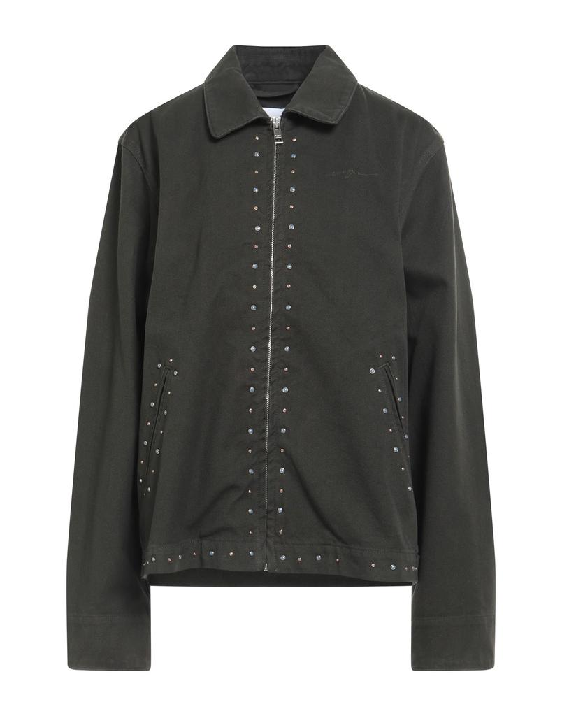 関税送料込MSGM Houndstooth Pattern Buttoned Coat MSGM MSGM Houndstooth-Pattern Long Sleeved Buttoned Coat