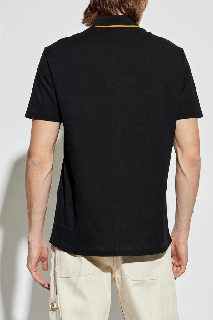 Versace Versace Medusa Head Embroidered Short-Sleeved Polo Shirt 3