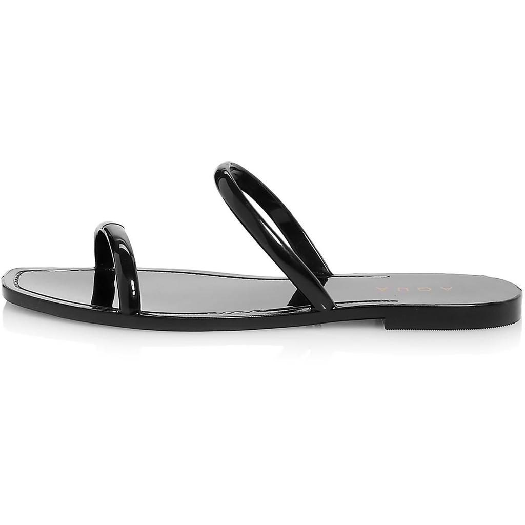 Aqua Womens Comfort Insole Manmade Flatform Sandals