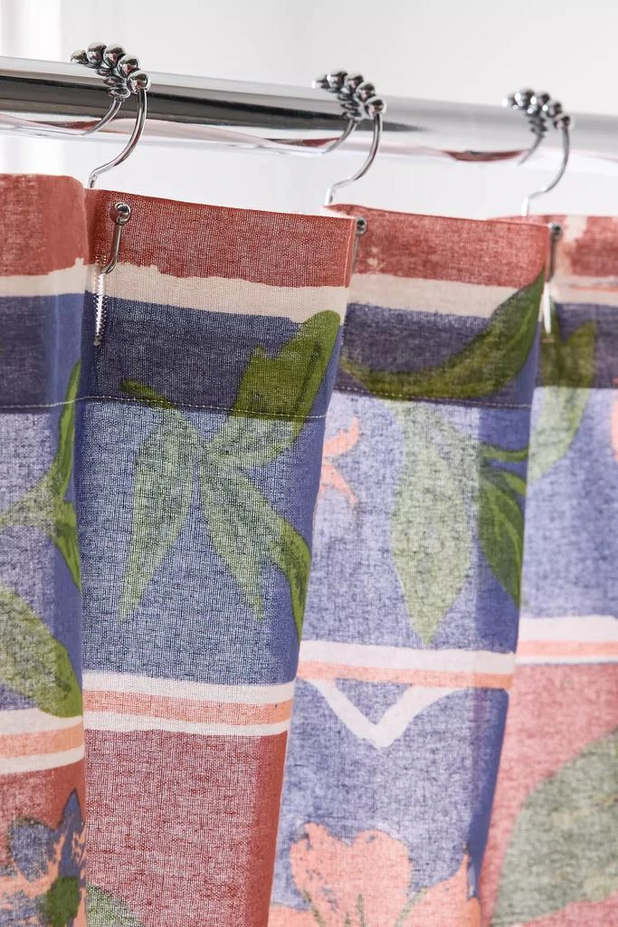 Urban Outfitters Aria Folk Floral Patterned Shower Curtain 3