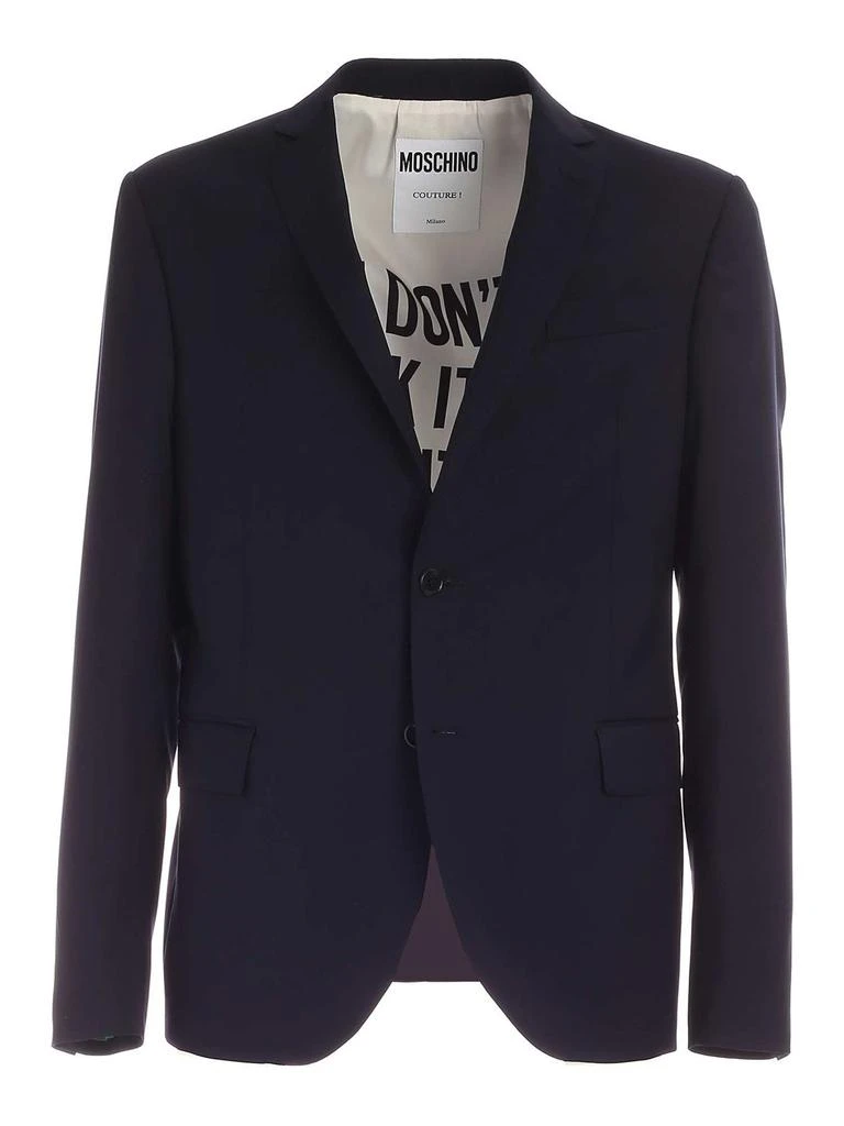 Moschino Moschino Single-Breasted Two-Piece Suit 1
