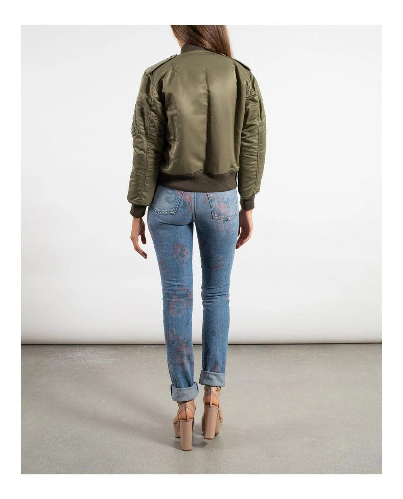 saint laurent Floral Printed Boyfriend Jeans 4