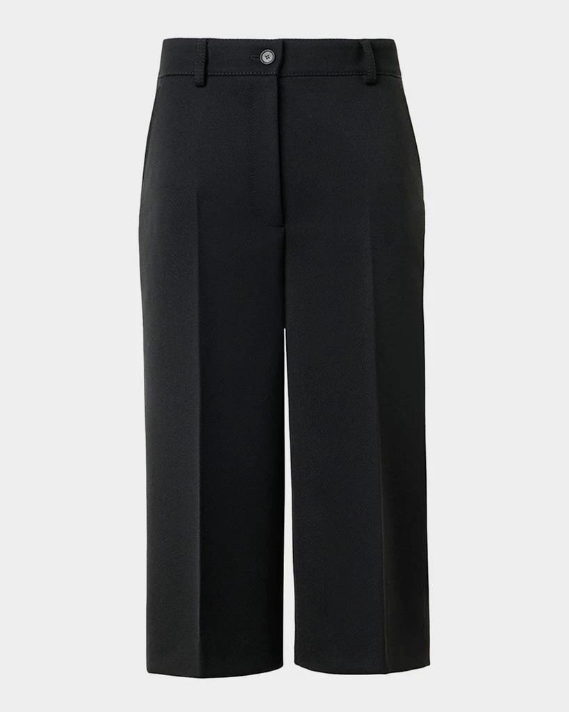 Akris Chiana Wool Twill Bermuda Shorts