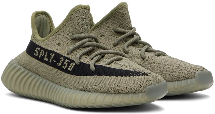 YEEZY Green Yeezy Boost 350 V2 Sneakers 4
