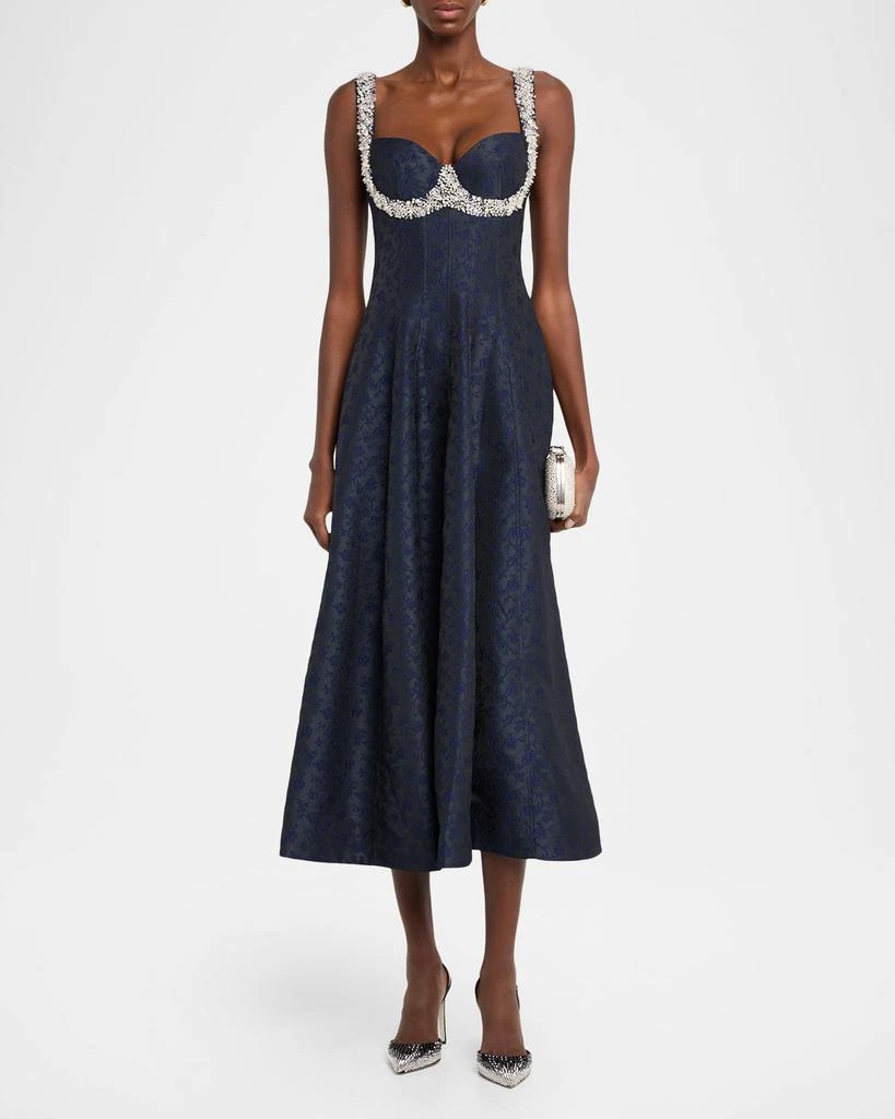 green emerald velvet dress O.P.T Charlotte Dress | Off White | Size 12 main image 1
