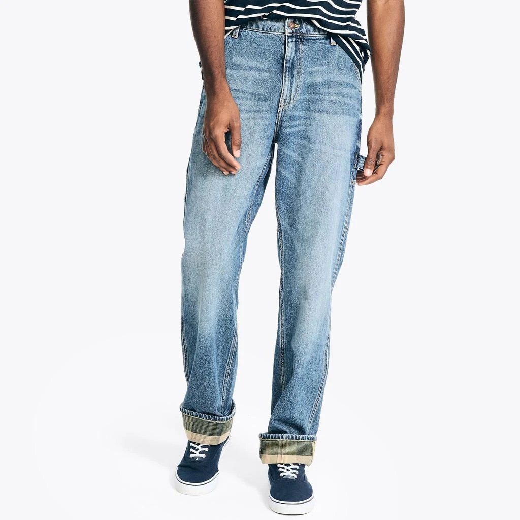 Nautica Mens Denim Carpenter Pant 1