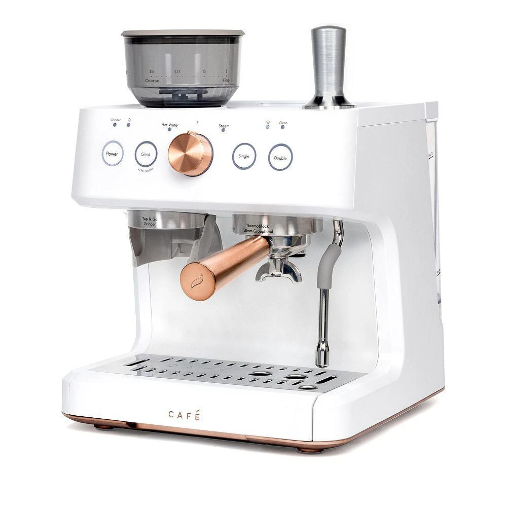 GE Appliances Cafe BELLISSIMO Semi Automatic Espresso Machine with Frother 10