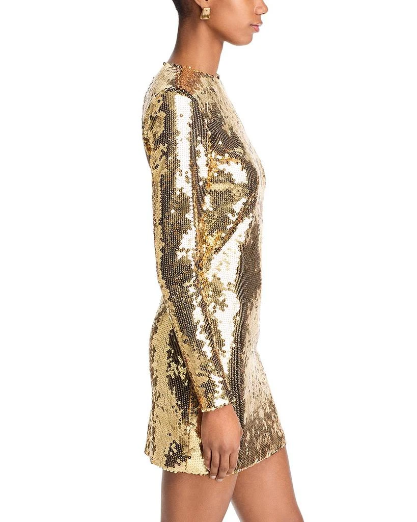 Sergio Hudson Sequin Open Back Mini Dress 5