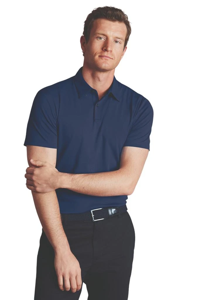 Charles Tyrwhitt Men's Plain Short Sleeve Jersey Polo 7