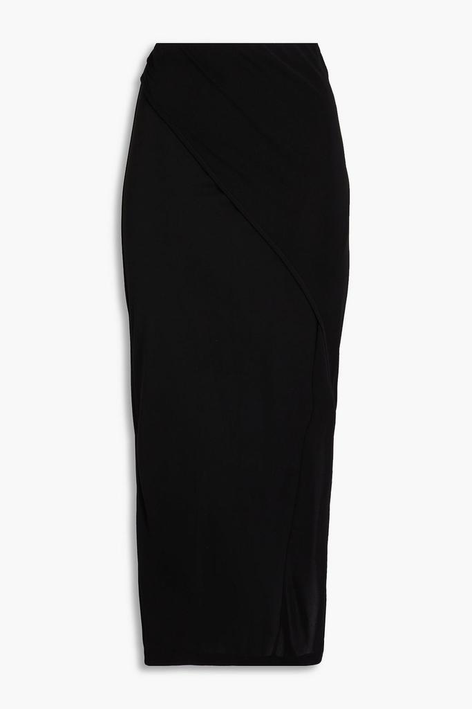 Diane von Furstenberg Archer wrap-effect jersey midi skirt