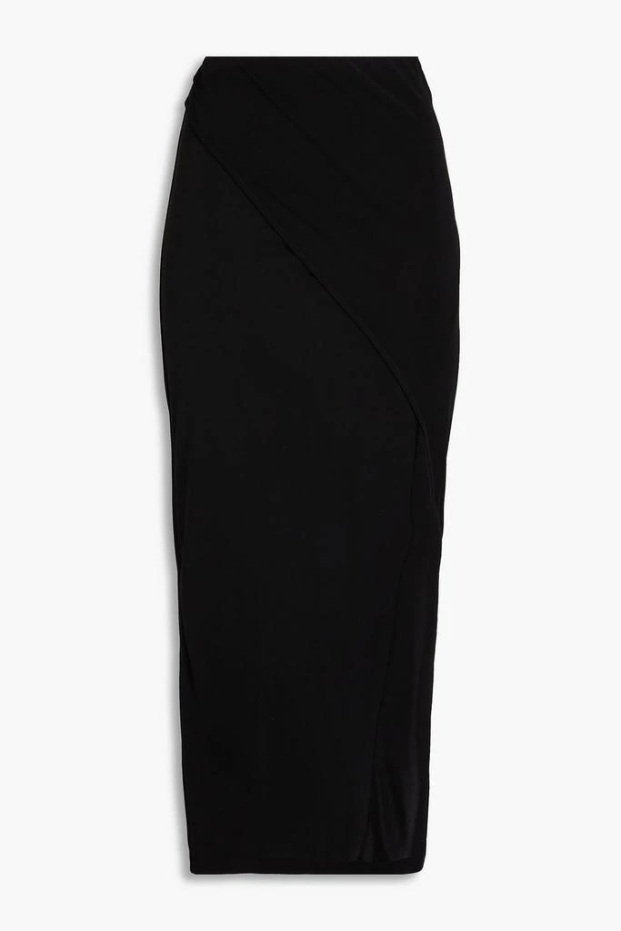 DIANE VON FURSTENBERG Archer wrap-effect jersey midi skirt 1