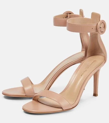 Gianvito Rossi Portofino 85 leather sandals 5