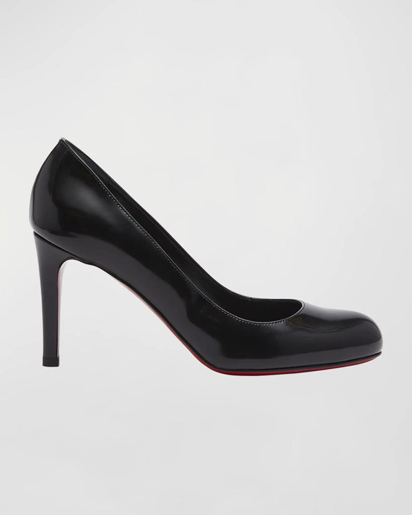 Christian Louboutin Pumppie Abrasivato Red Sole Calfskin Leather Pumps 1
