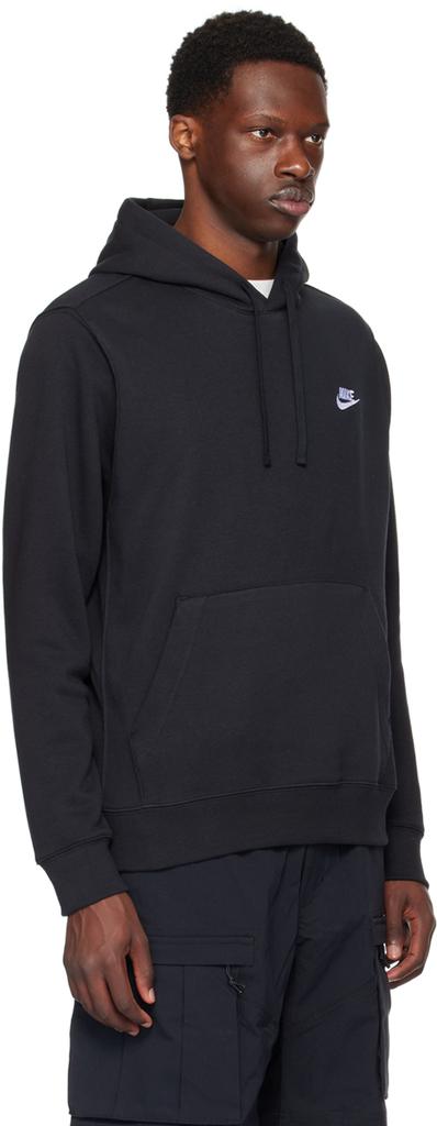 NIKE Black Embroidered Hoodie