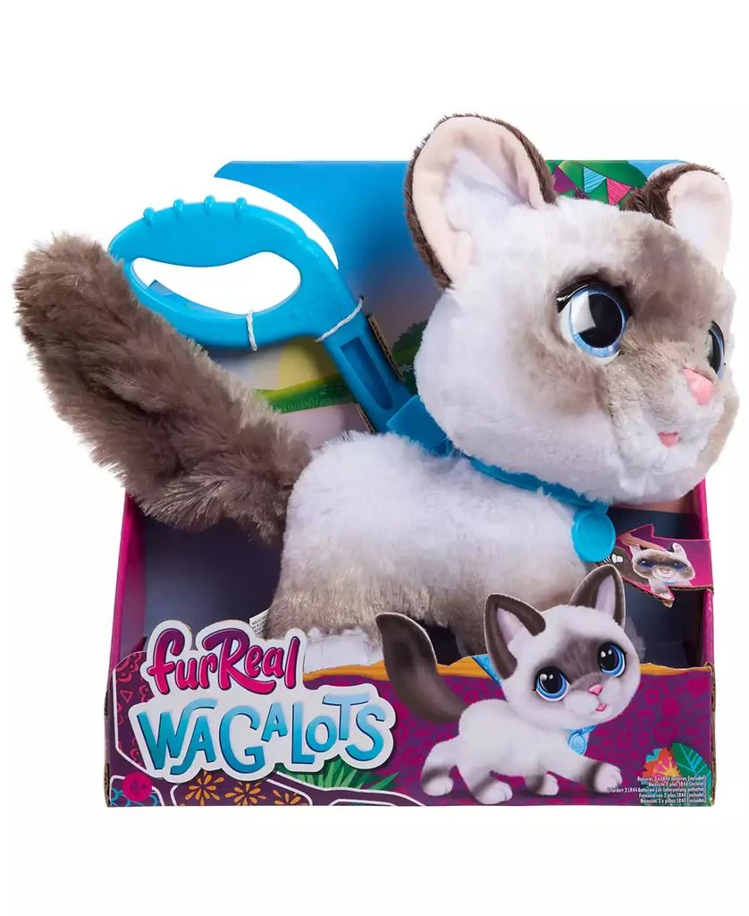 FurReal Friends Wag-A-Lots Kitty Interactive Toy, 8" Walking Plush Cat with Sounds 8