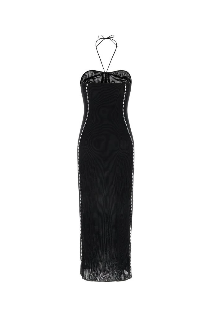 OSEREE Black stretch tulle dress 2