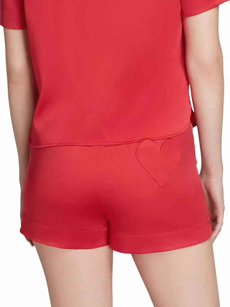 L'Agent by Agent Provocateur Joie Silk-Blend Satin Pajama Shorts 5