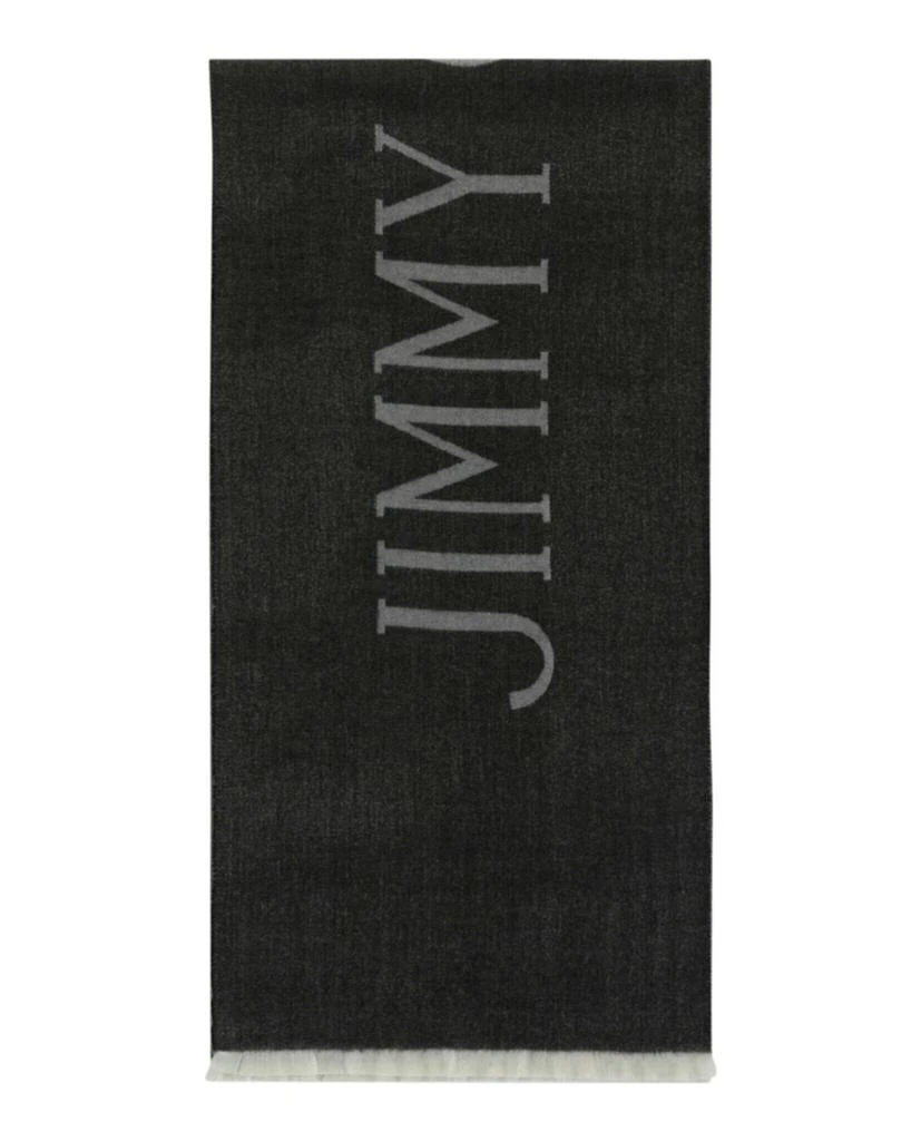 Jimmy Choo Wool Logo Scarf 1