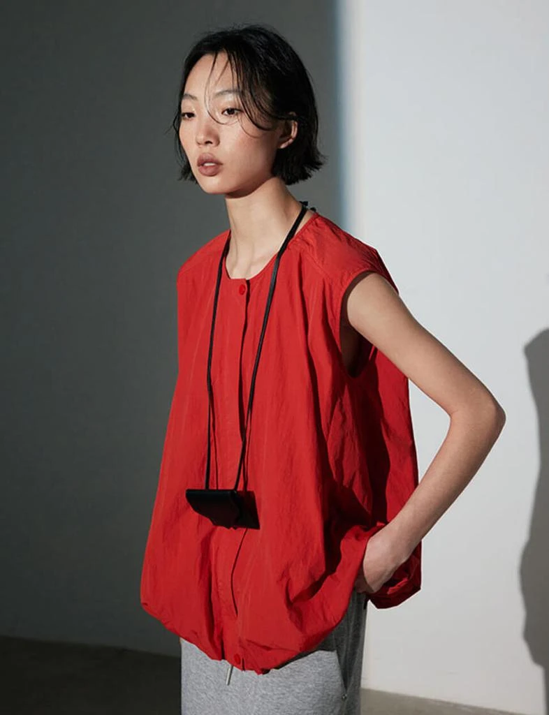 Pixie Market Red Parachute Top-PREORDER 2