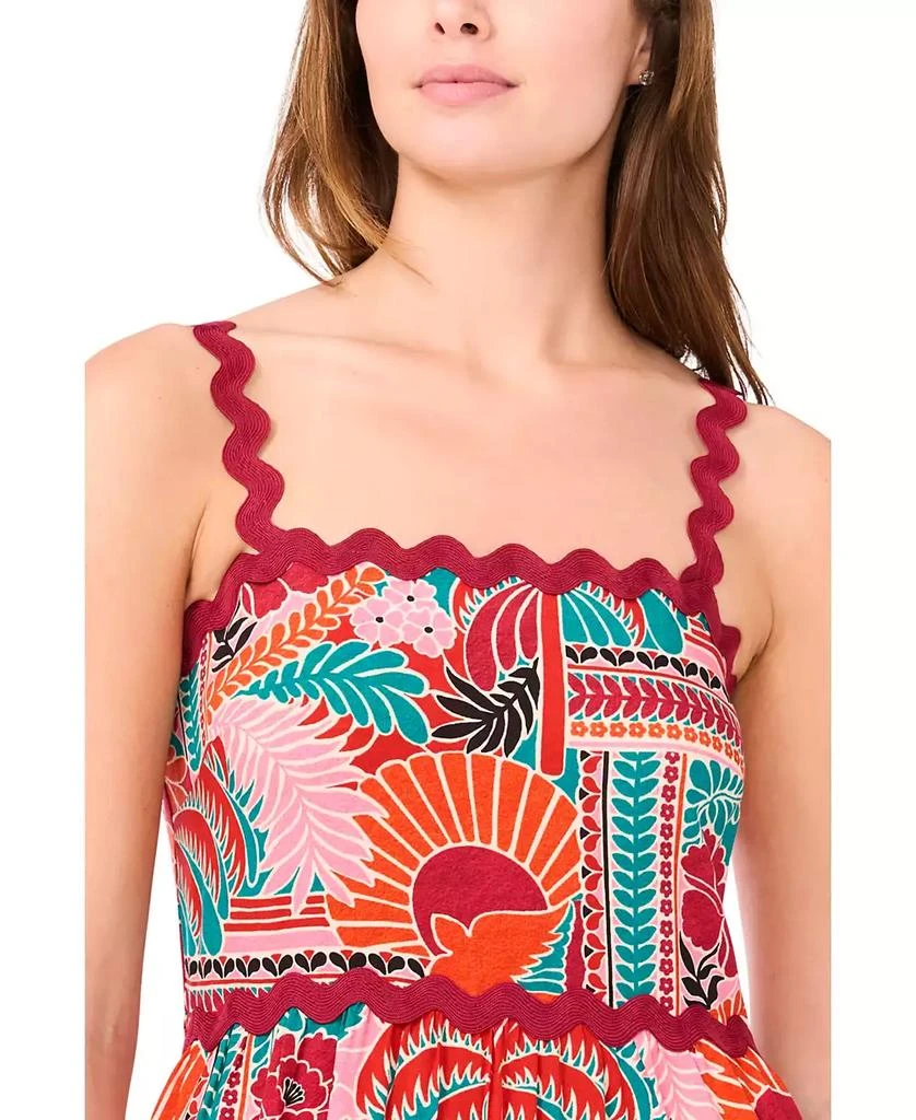 MSK Women's Sleeveless Square-Neck Maxi Dress 5