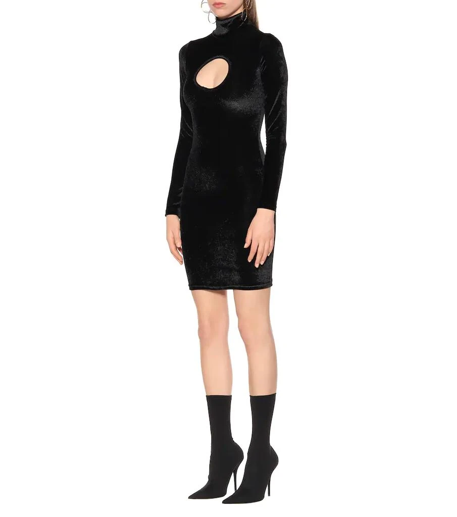 Vetements Velour minidress 2