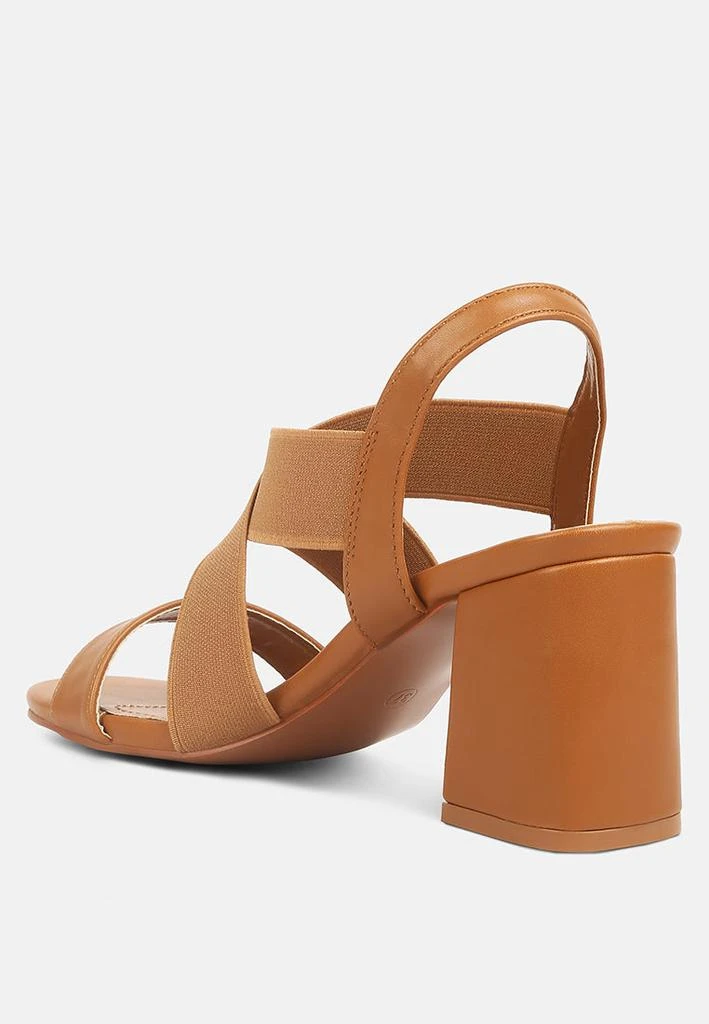 London Rag comfortable straps block heel sandals 5