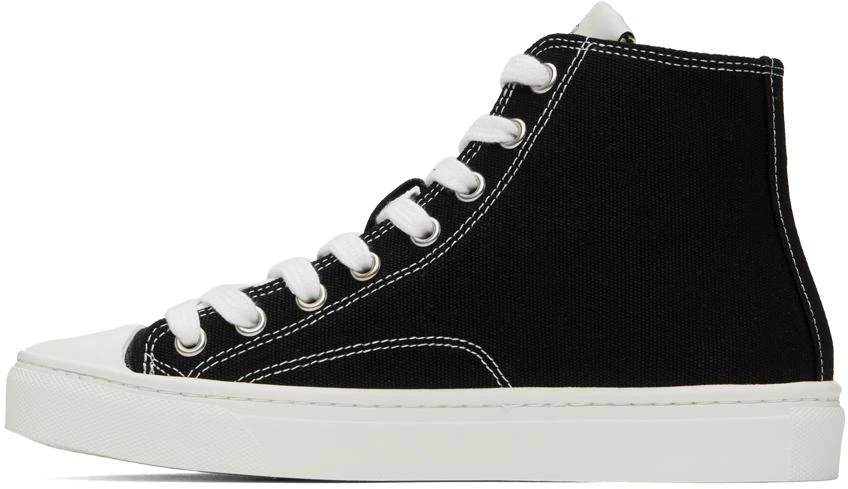 Vivienne Westwood Black Plimsoll High-Top Sneakers 3