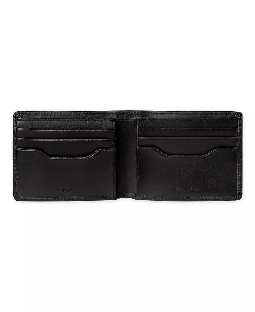 Calvin Klein Men's RFID Overlapping Saffiano Slimfold Wallet 4