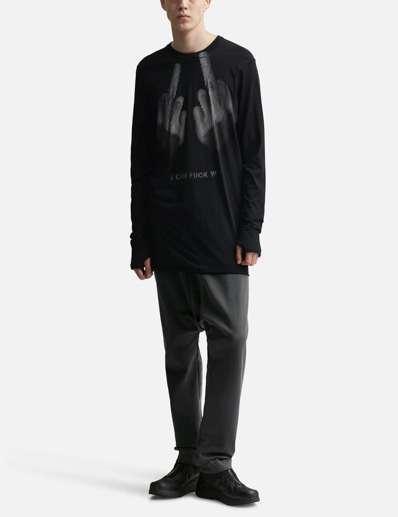11 by Boris Bidjan Saberi TS5 F1101 Middlefinger Long Sleeve T-shirt 5
