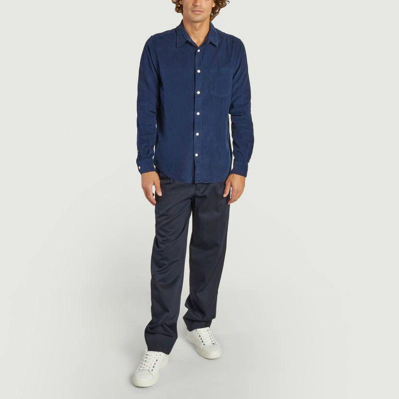 Norse Projects Osvald corduroy shirt  Navy NORSE PROJECTS 4