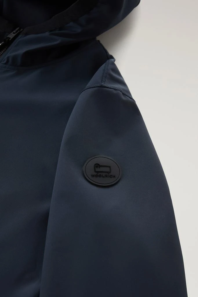 Woolrich Softshell Hooded Jacket - Men - Blue 3