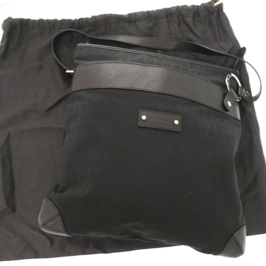 BVLGARI Canvas Leather Shoulder Bag (Pre-Owned) 2