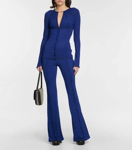 Stella McCartney High-rise flared pants 2