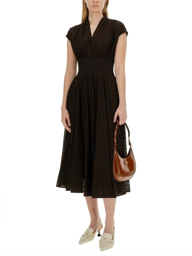 Tory Burch Tory Burch All-Over Embroidered Midi Dress 3